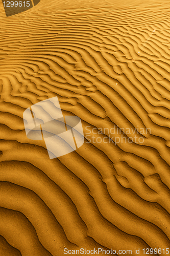 Image of Beautiful Sand Dune Formations in Death Valley California