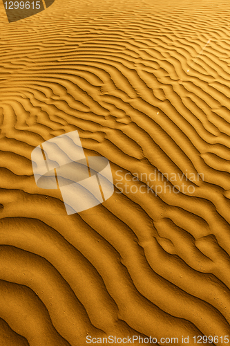 Image of Beautiful Sand Dune Formations in Death Valley California