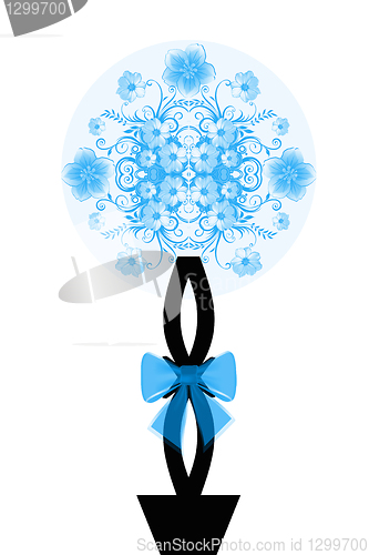 Image of Bouquet of flower basket