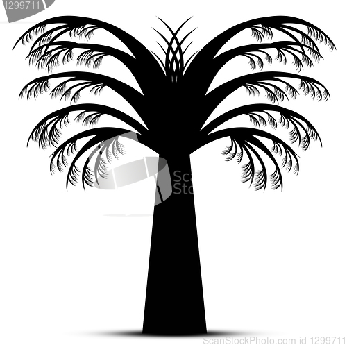 Image of Abstract palm tree