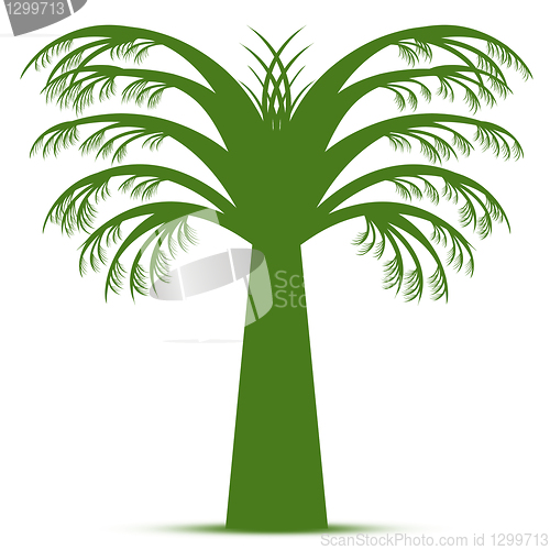 Image of Abstract palm tree