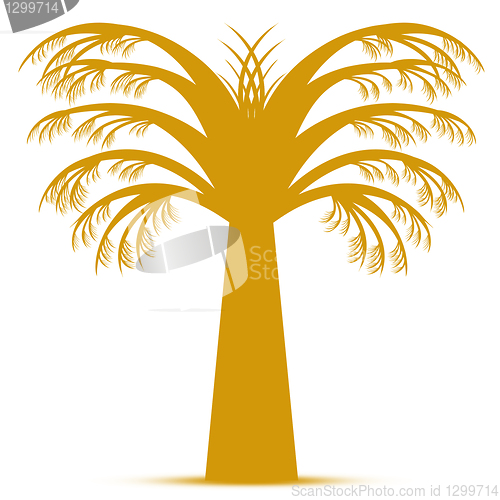 Image of Abstract palm tree