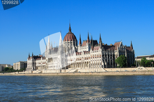 Image of Budapest, the building of the Parliament (Hungary)