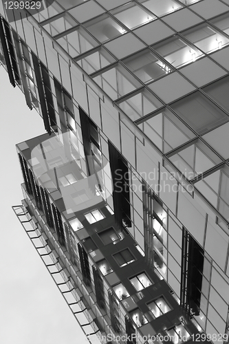 Image of A small detail of an office building