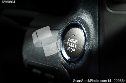 Image of Start engine button