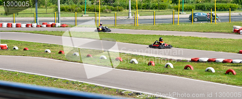 Image of go kart racing