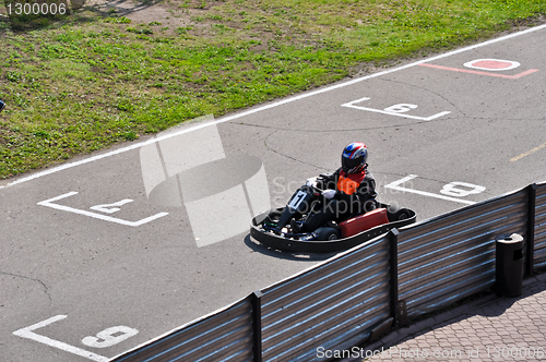 Image of go kart racing