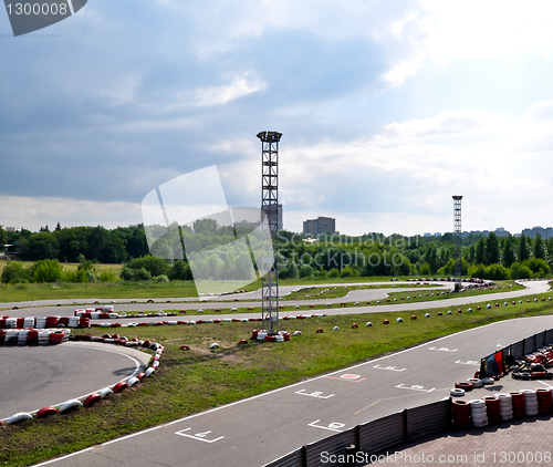 Image of go kart racing