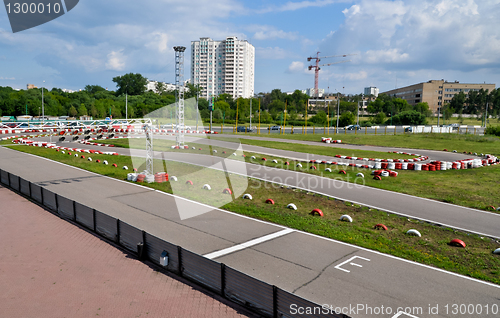 Image of go kart racing