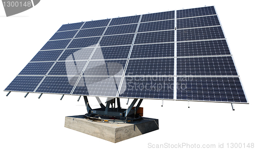 Image of Solar panel isolated on white