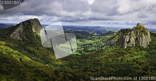 Image of Landscape in the Central Massif in France