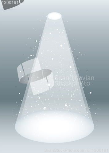 Image of White smoke spotlight