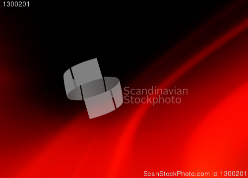 Image of abstract red on black