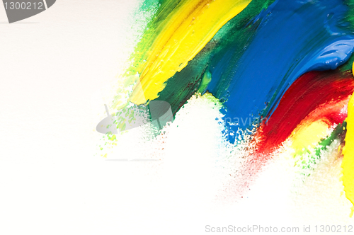 Image of mixing paints. background 