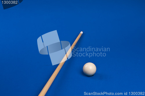 Image of Cue Stick and the ball