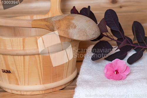 Image of sauna bucket