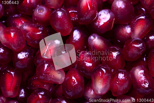 Image of Pomegranate seeds background