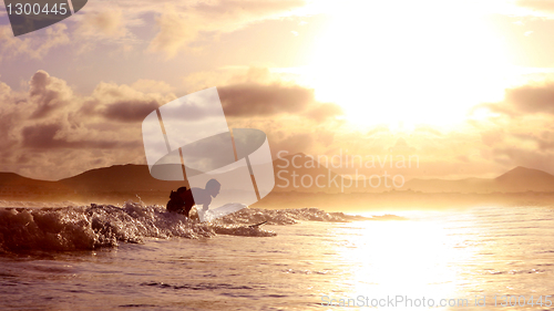 Image of wave and Surfing