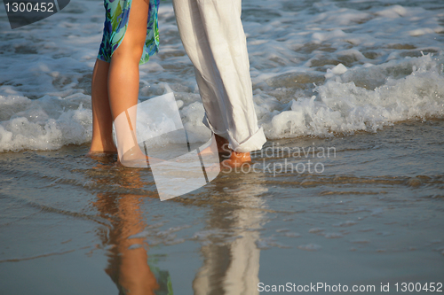 Image of Couple on the beach 
