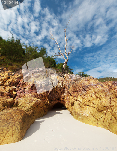 Image of Dramatic beach landscape