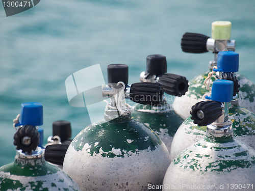 Image of Diving bottles