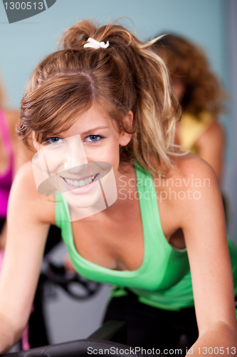 Image of Group of people in a gym