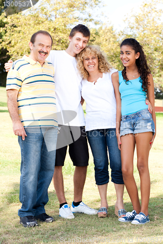 Image of Happy family of four