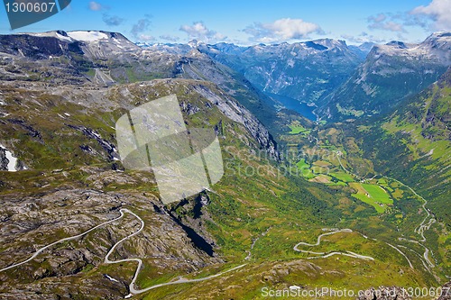 Image of View of Geiranger