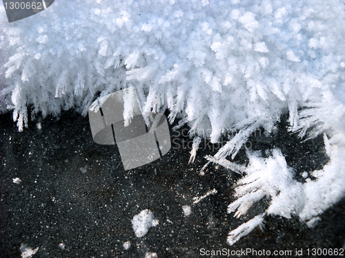 Image of Ice crystals background