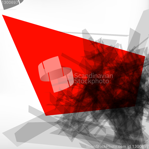 Image of Abstract 3d geometric lines modern design. EPS 8