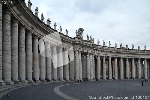 Image of The colonnade around St. Peter's square