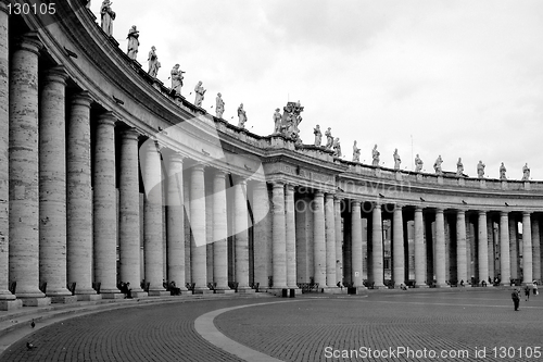 Image of The colonnade around St. Peter's square