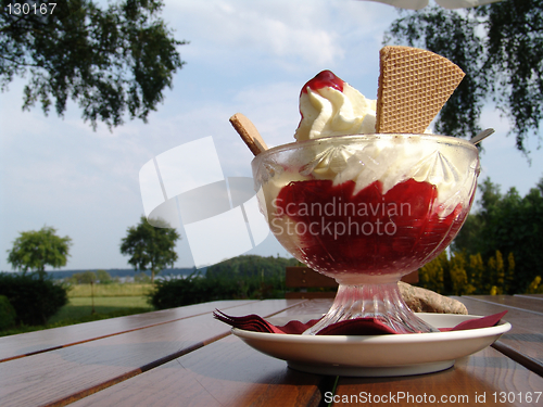 Image of cup of ice cream