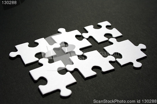 Image of black and white jigsaw