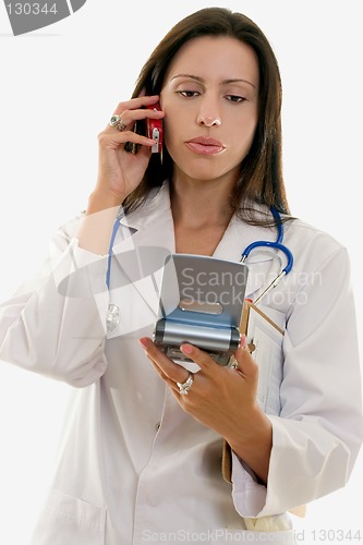 Image of Medical Professional relating information