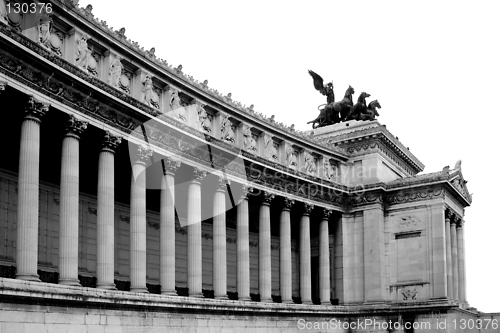 Image of The Vittorio Emanuelle monument in Rome