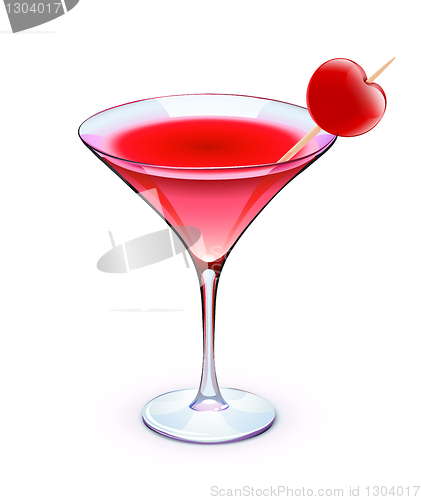Image of red cocktail