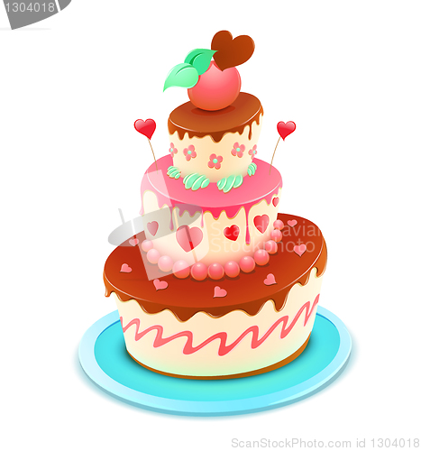 Image of cartoon cake