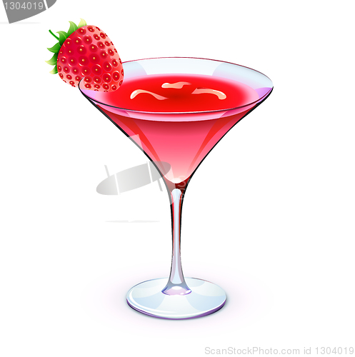 Image of red cocktail