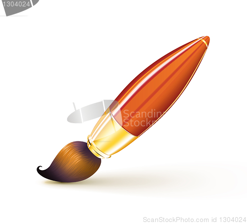 Image of elegant paint brush