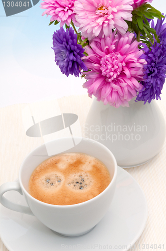 Image of Espresso Coffe on Table