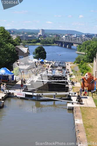 Image of Rideau Canal Locks in Ottawa