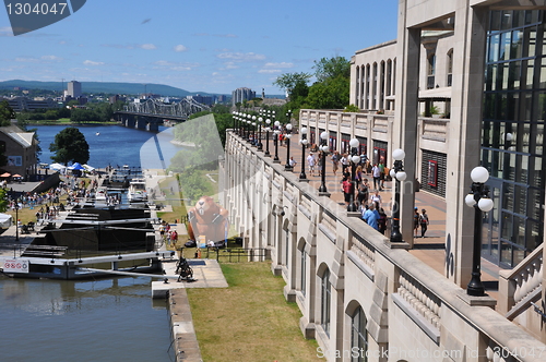 Image of Rideau Canal Locks in Ottawa