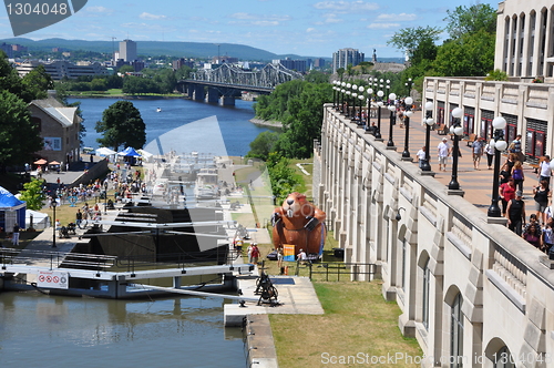 Image of Rideau Canal Locks in Ottawa