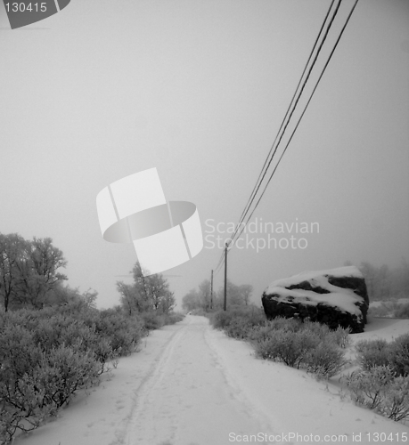 Image of Winter fog in the mountains