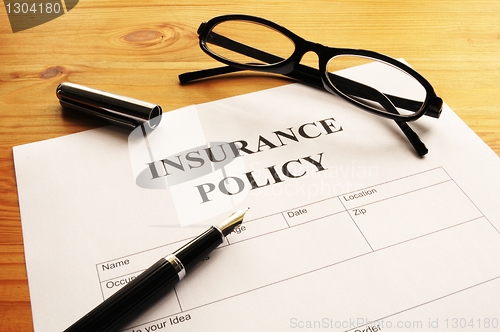 Image of insurance policy