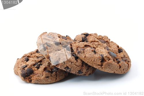 Image of cookie isolated on white background