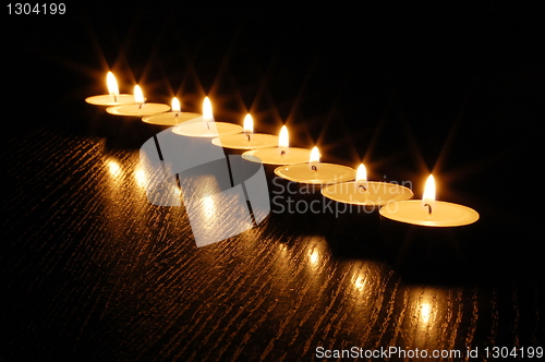 Image of romantic candle light