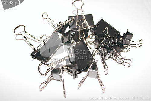 Image of pile of binder clips