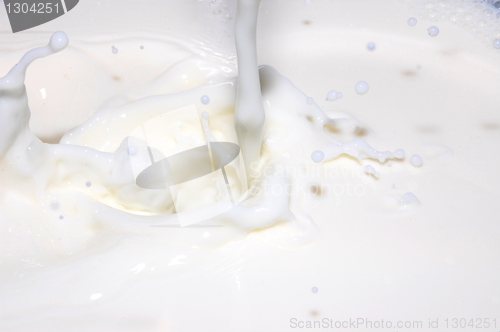 Image of splashing milk